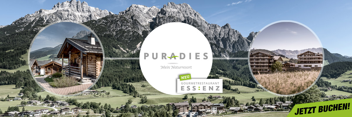 PURADIES Hotel - Hochzeiten feiern Naturresort Salzburger Land